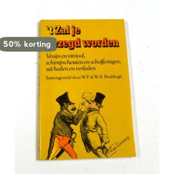 t Zal je gezegd worden 9789060125847 Buddingh, Boeken, Stripverhalen, Verzenden, Gelezen, Buddingh