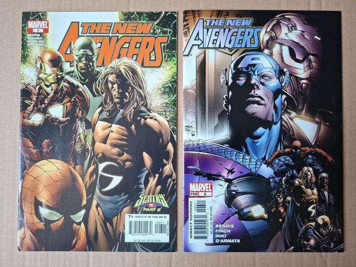 New Avengers 25 comics in the range #6 to #42. High-grade. -, Boeken, Strips | Comics