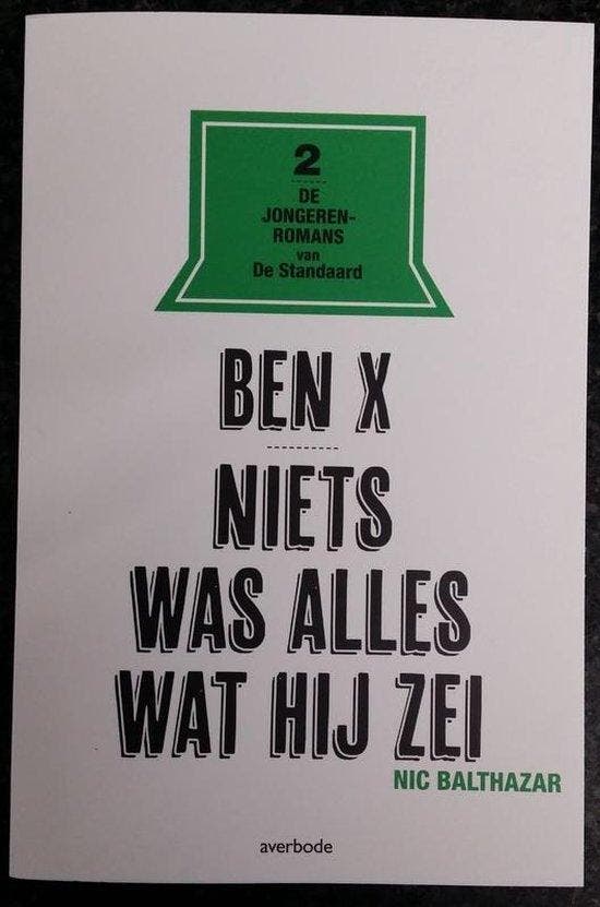 Ben X... Niets was alles wat hijnzei 9789903238710, Boeken, Overige Boeken, Zo goed als nieuw, Verzenden
