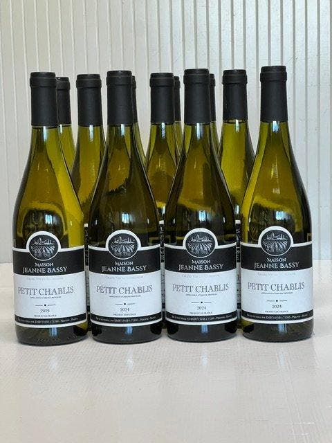 2024 Maison Jeanne Bassy. - Petit Chablis - 12 Flessen (0.75, Verzamelen, Wijnen