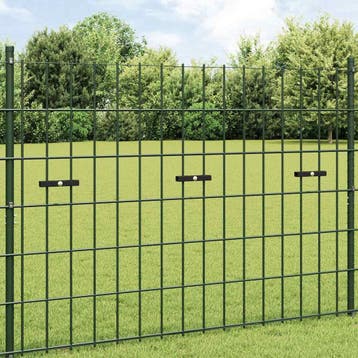 vidaXL U-matverbinding 10 sets antraciet, Tuin en Terras, Tuinhekken en Hekwerk, Verzenden, Nieuw