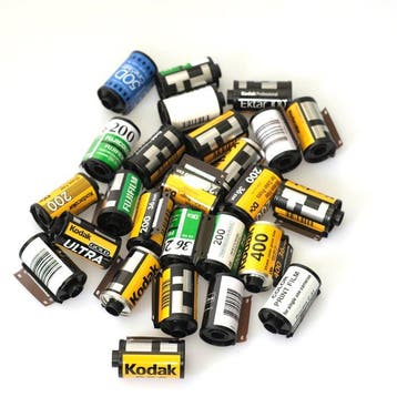 Kodak/Fujifilm +/- 250 lege film cassettes Filmhouder