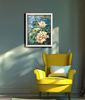 Vitaly Leshukov Soldatov (1968) - White Roses by the Sea -
