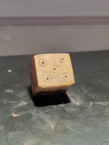 Oud-Romeins, Keizerrijk Been Dice - 12 mm (Zonder