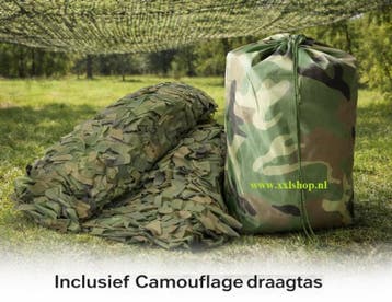 Camouflage net jungle leger groen schaduwdoek camo *3x4* JUN, Collections, Verzenden