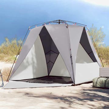 vidaXL Strandtent 4-persoons waterdicht snelontgrendeling, Verzenden, Nieuw