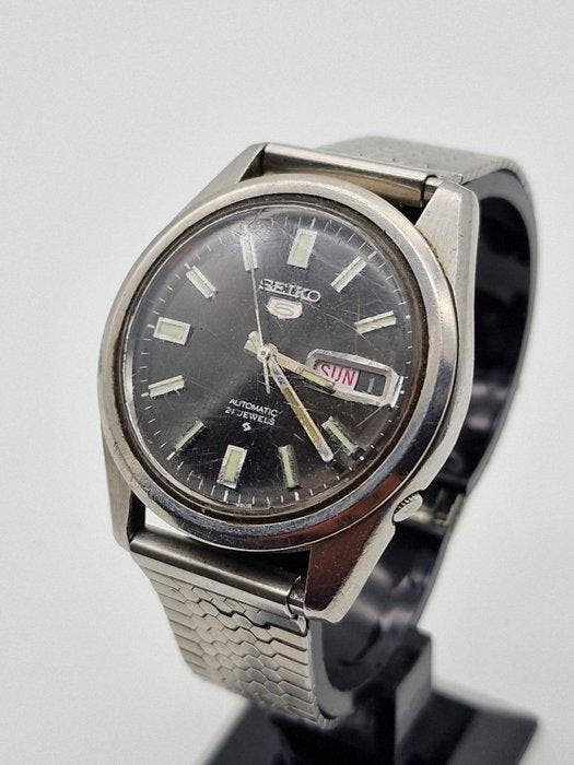 Seiko - Seiko 5 Automatic Day-Date - Zonder minimumprijs -, Handtassen en Accessoires, Horloges | Antiek
