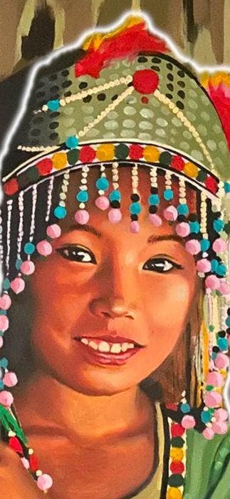 TA Duy Tung (1961) - Éclat traditionnel 80 120 cm