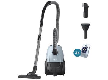 Philips -  Met Zak 2000-serie Stofzuiger Blauw, Verzenden, Nieuw, Minder dan 1200 watt