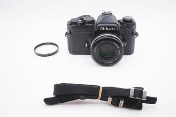 Nikon FE black + Ais 1,8/50mm | Appareil photo reflex, Audio, Tv en Foto, Nieuw