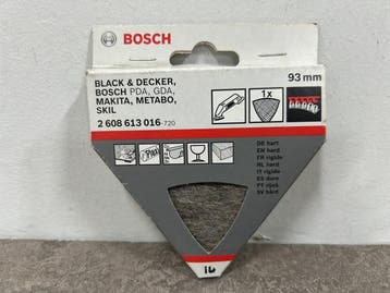 Veiling - 8x Bosch polijstvilt 93mm voor deltaschuurmachines, Nieuw