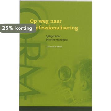 Op weg naar professionalisering / ORM-boekenreeks, Verzenden, Zo goed als nieuw, A.J.J.A. Maas