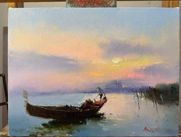 Aziz Sulaimanov - Venice sunset