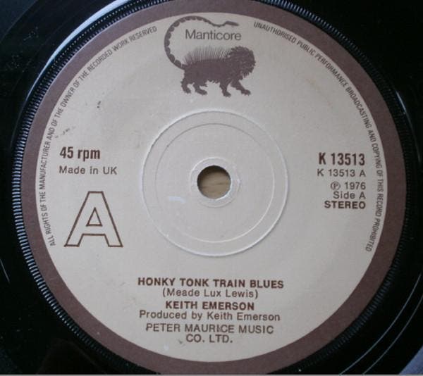 Keith Emerson - Honky Tonk Train Blues, Cd's en Dvd's, Vinyl | Pop, Gebruikt, Verzenden
