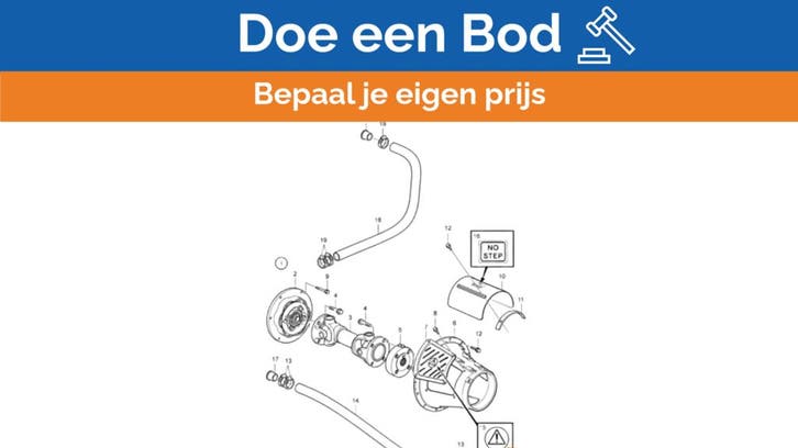 Bieden: Volvo Penta aandrijfas/propellershaft, Sports nautiques & Bateaux, Accessoires navigation, Enlèvement ou Envoi