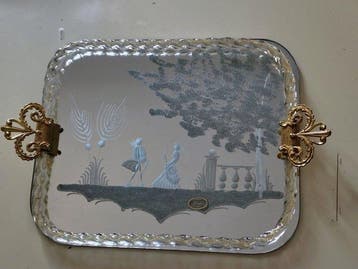 Decoratief dienblad - Italië - Vetreria Venier Murano