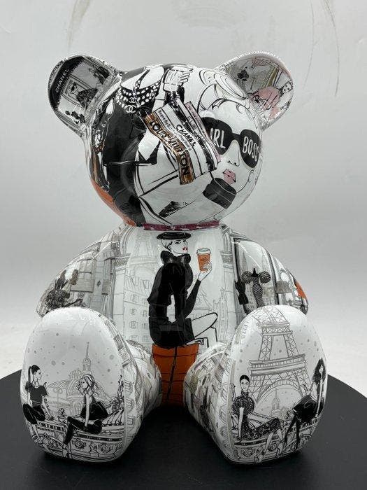 Naor - Teddy pop art, Antiek en Kunst, Kunst | Designobjecten