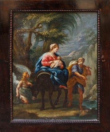 Scuola lombarda (XVII) - Fuga in Egitto