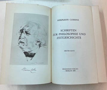 Hermann Cohen - Schriften zur Philosophie und Zeitgeschichte