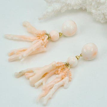 Corail - Argent, Plaqué or - Boucles doreilles - CORALLO, Collections