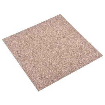 vidaXL Tapijt 20 st Beige 50 x 50 cm 100% Polypropyleen, Huis en Inrichting, Verzenden, Nieuw