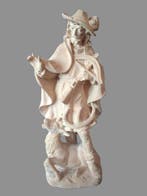 Snijwerk, Holzfigur - Heiliger Hubertus der Schutzpatron der, Antiek en Kunst