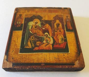 Icoon - Moeder Gods - Hout