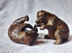 Pierre Chenet (XX-XXI) - sculptuur, Les oursons Joueurs -