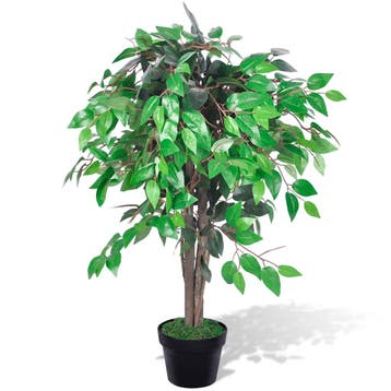 vidaXL Kunst vijgenboom met pot 90 cm, Verzenden, Nieuw