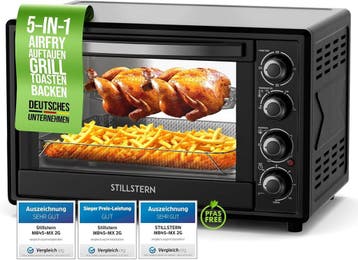 Stillstern Mini-oven met circulatielicht (45 liter), dubbele, Verzenden, Nieuw