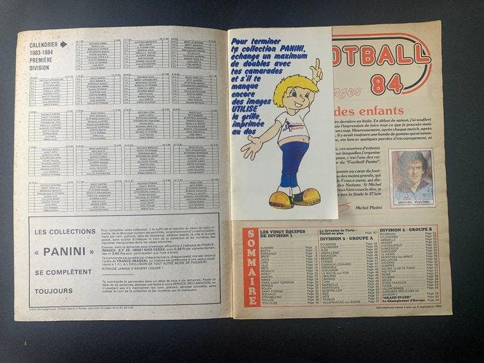 1983/84 Panini Complete Panini Sticker Album Football 84, Collections, Autocollants