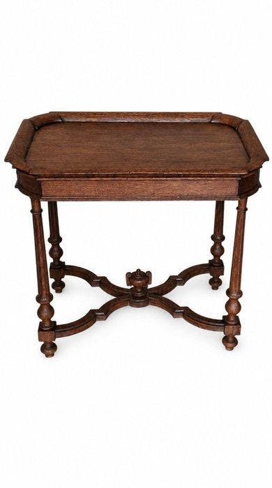 Table dappoint - bois de chêne - Côtés coulissants, Antiek en Kunst, Curiosa en Brocante