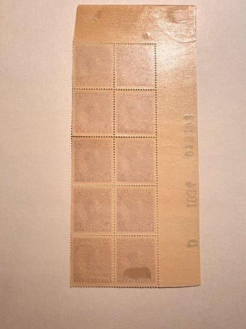 België 1934 - Koning Leopold III – COB 392 + 392-V – Deelvel, Postzegels en Munten, Gestempeld