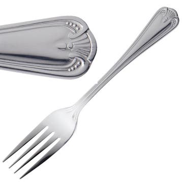 Dessertvorken | JESMOND | RVS | 12 Stuks | Lengte 180mm, Verzenden, Nieuw in verpakking