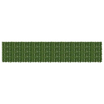 vidaXL Balkonscherm met bladeren Groen 500 x 100 cm, Tuin en Terras, Verzenden, Nieuw