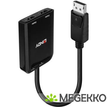 Lindy 38433 video kabel adapter DisplayPort 2 x HDMI, Verzenden
