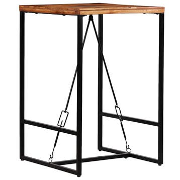 vidaXL Bartafel 70x70x106 cm massief gerecycled hout, Verzenden, Nieuw