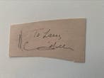 The blue angel - Marlène Dietrich - Early autograph