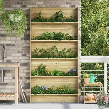 vidaXL Plantenplanken Bruin 90 x 15 x 180 cm Geïmpregneerd, Verzenden