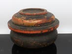 dekselvat - Hout - Nepal - 19e-20e eeuw