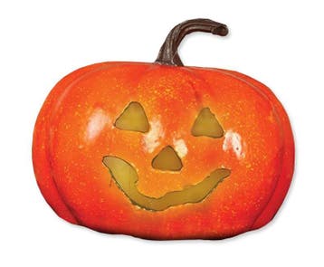 Halloween Pompoen met Licht 11cm, Verzenden, Nieuw