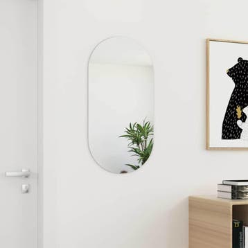 vidaXL Spiegel 80x40 cm glas, Huis en Inrichting, Verzenden, Nieuw
