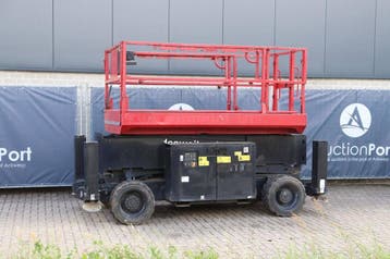 Veiling: Schaarlift Genie GS-3369RT Diesel 11.75m 2013, Ophalen