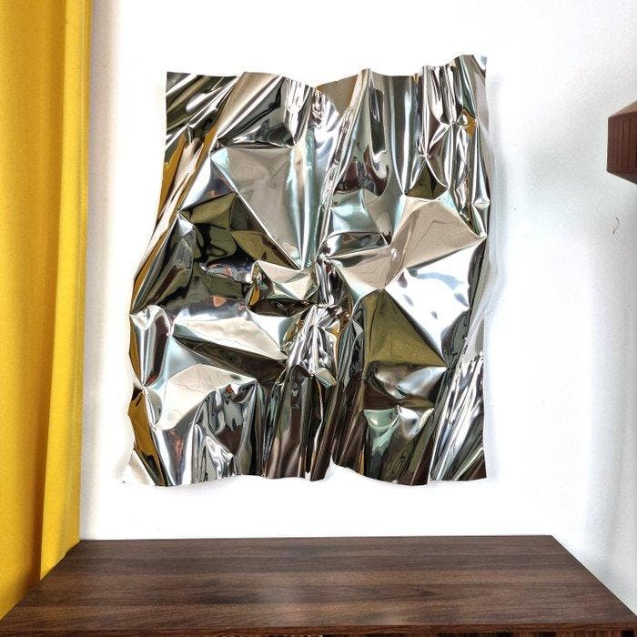 José Soler Art - Steel Silk. Mirror XL, Antiquités & Art, Art | Objets design