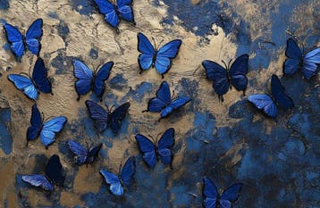 Canvas Fit - Alberto Ricardo - Las Mariposas Azules: