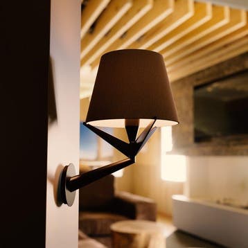 axis71 - Stephane Lebrun - Wandlamp (2) - Metaal, Textiel -