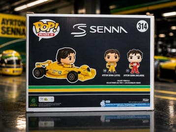 Funko Pop Rides 314 - Modelauto - Ayrton Senna Lotus 1985 -, Antiquités & Art