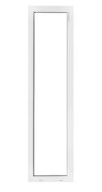 PVC raam in Vast profiel B.50 x H.215 Antraciet houtnerf., Ophalen of Verzenden, Gevelraam of Ruit