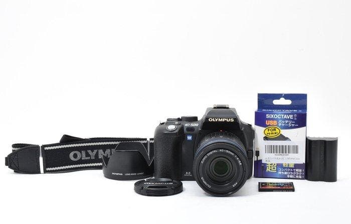 Olympus E-500 + ZUIKO DIGITAL 4-5.6/40-150mm Digitale reflex, TV, Hi-fi & Vidéo, Appareils photo numériques