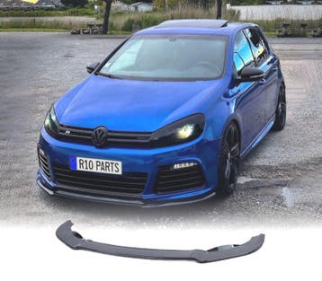SPOILER LAME AVANT VOLKSWAGEN VW GOLF 6 09-12 LOOK R20 NOIR, Autos : Pièces & Accessoires, Verzenden